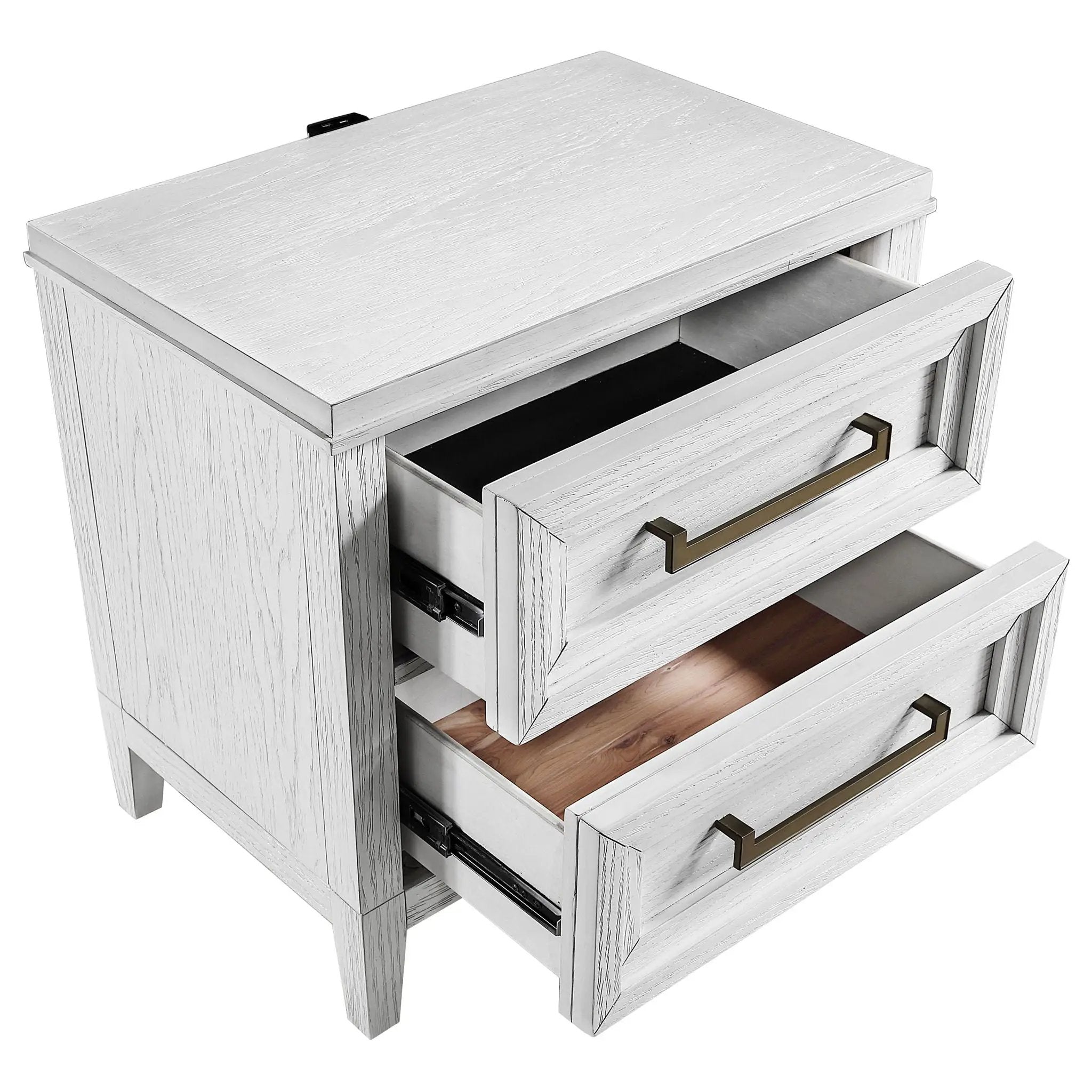 Avril - 2 Drawer Nightstand - White by HouseOfZazla