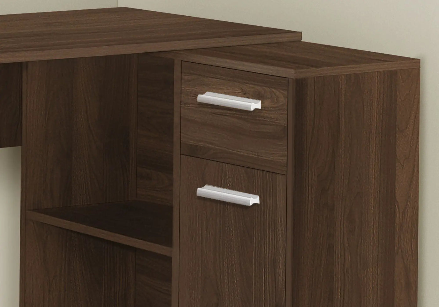 Computer Desk, Home Office, Corner, Storage Drawers, L Shape, Contemporary & Modern by HouseOfZazla