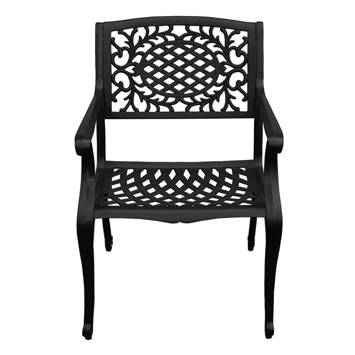 Outdoor Aluminum 9pc Large Oval Patio Dining Set and Eight Chairs by Sharicks