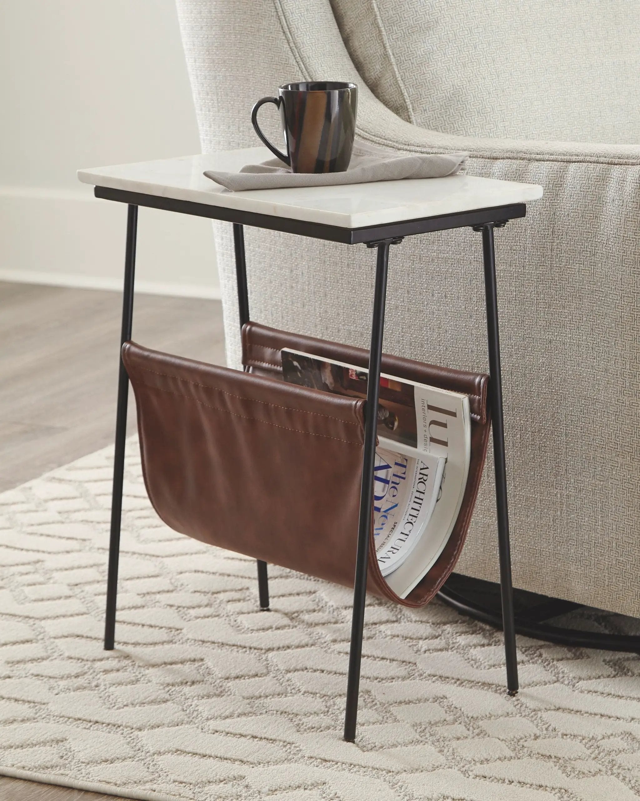 Etanbury - Accent Table - Brown / Black / White by Unique Piece Furniture
