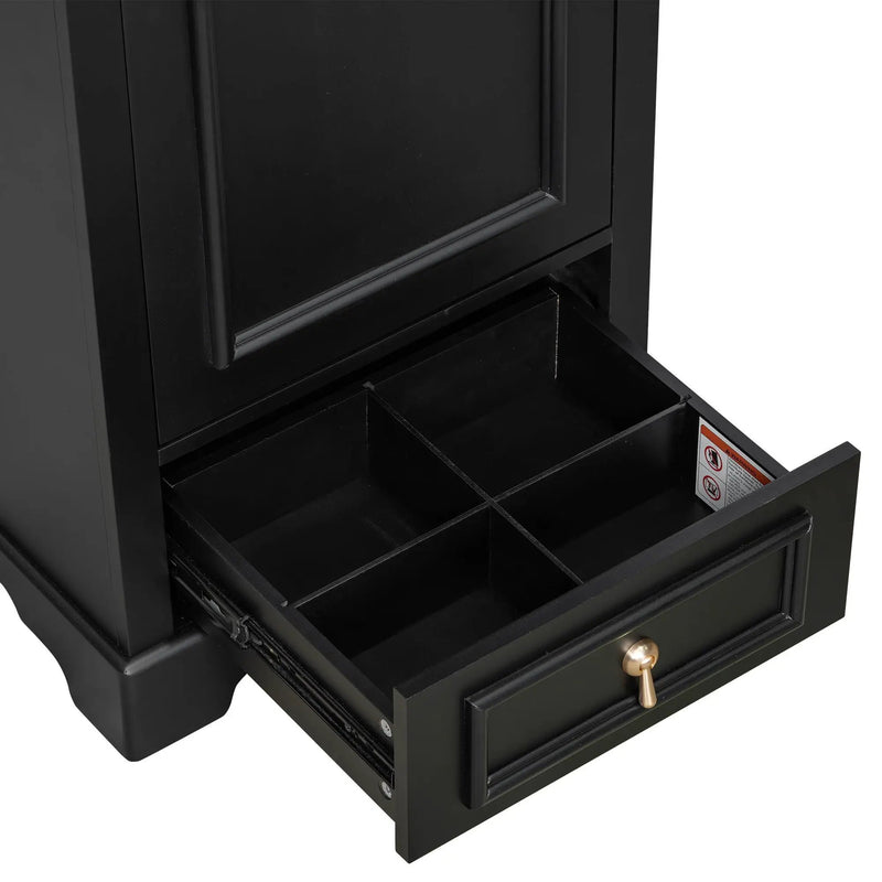 Bathroom Vanity With Sink, Soft Close Door, Adjustable U-Shaped Shelf