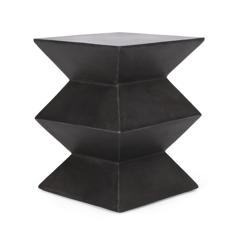 Outdoor Lightweight Concrete Side Table by HouseOfZazla