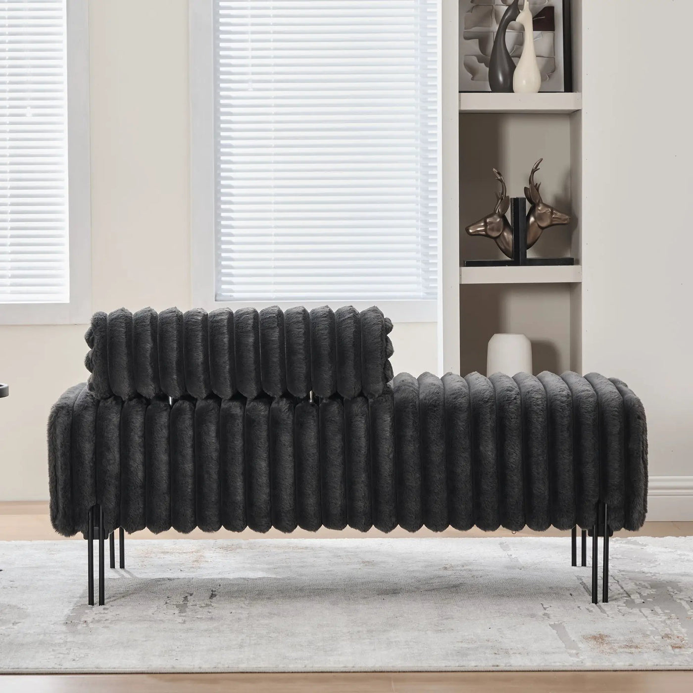 Mini Loveseat With Adjustable Backrest by Unique Piece Furniture