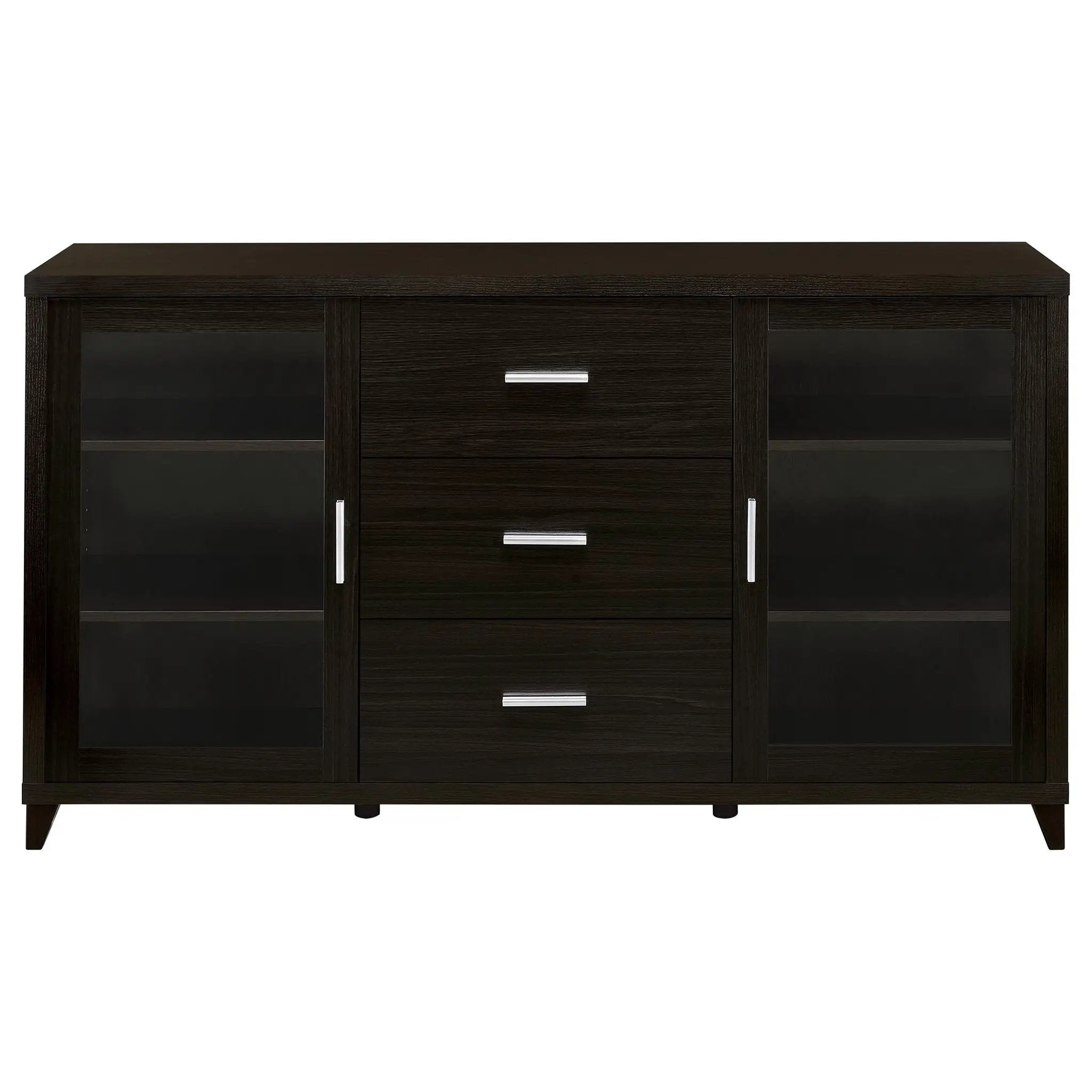Nyler - 3 Drawer Rectangular TV Console - Cappuccino
