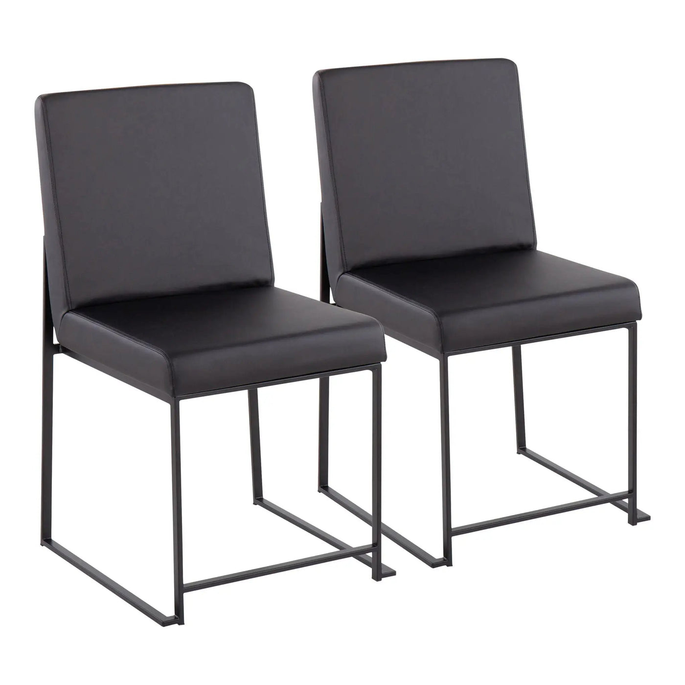 Fuji - Contemporary Modern Elegance With High Back Dining Chair (Set of 2) by HouseOfZazla