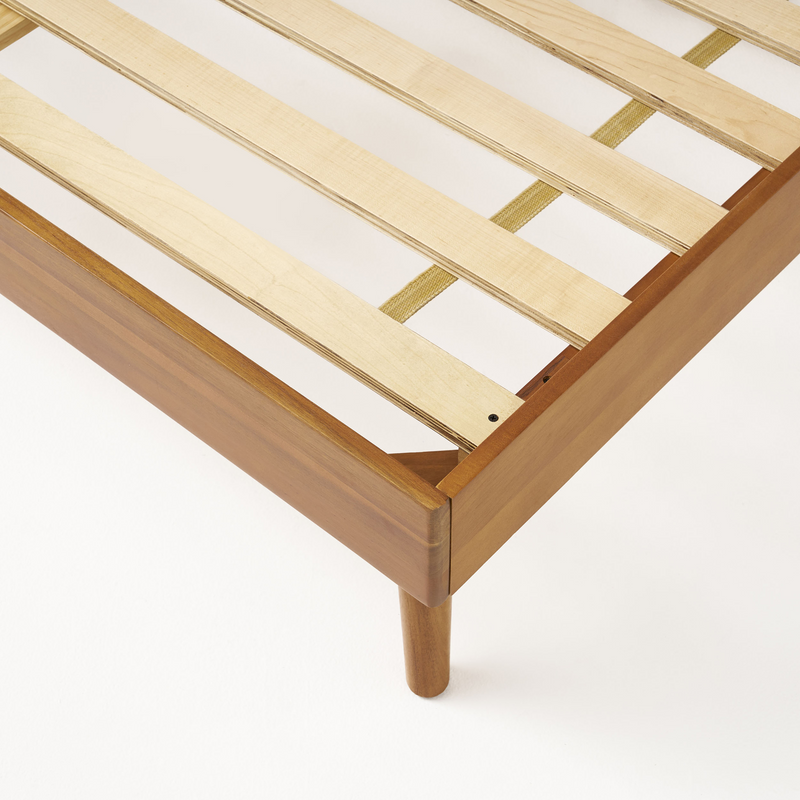 Cohron Solid Wood Platform Bed (Twin Bed) by HouseOfZazla