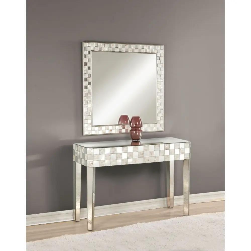 Nasa - Console Table - Mirrored & Mother of Pearl by Unique Piece Furniture