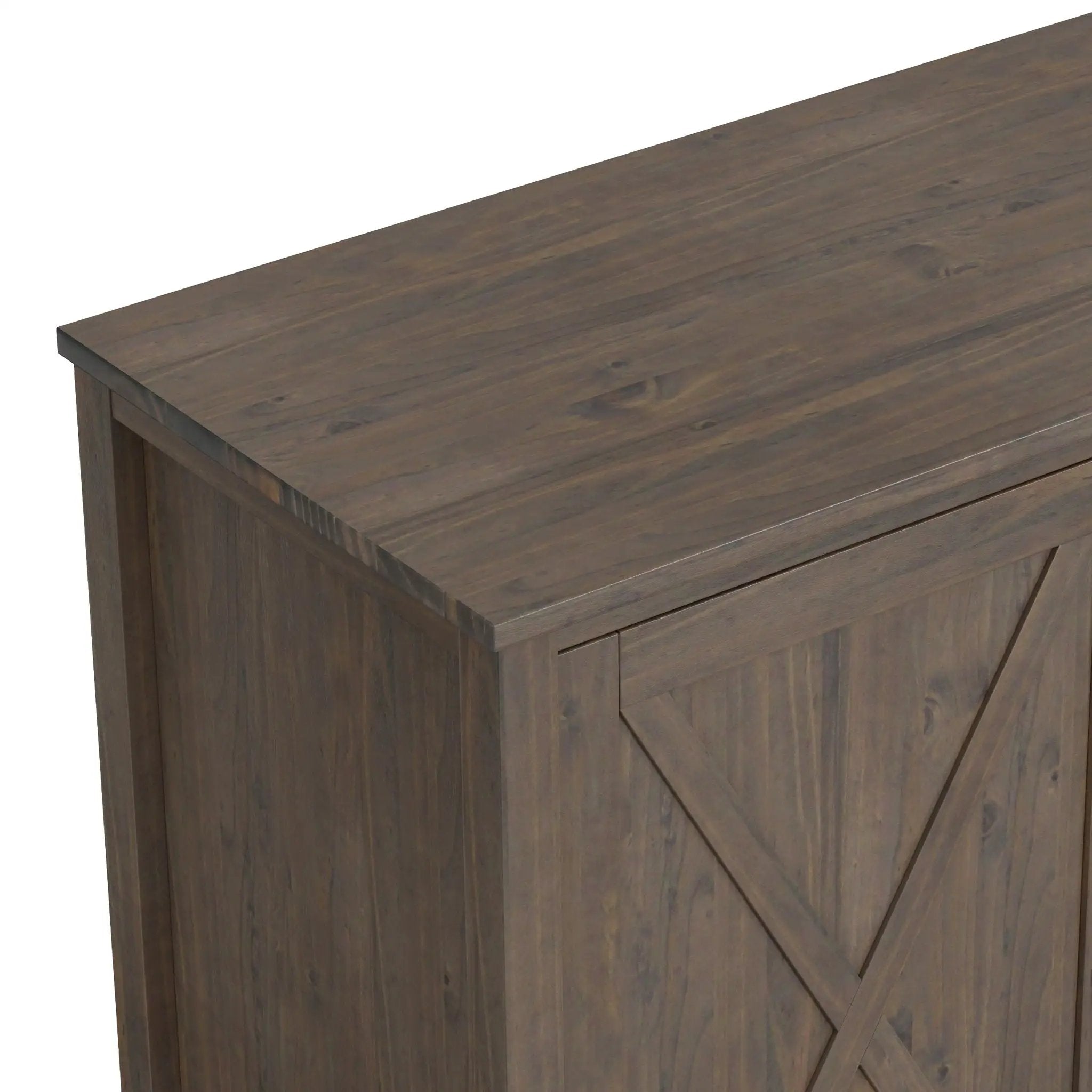 Ela - Wide Storage Cabinet - Smoky Brown by HouseOfZazla