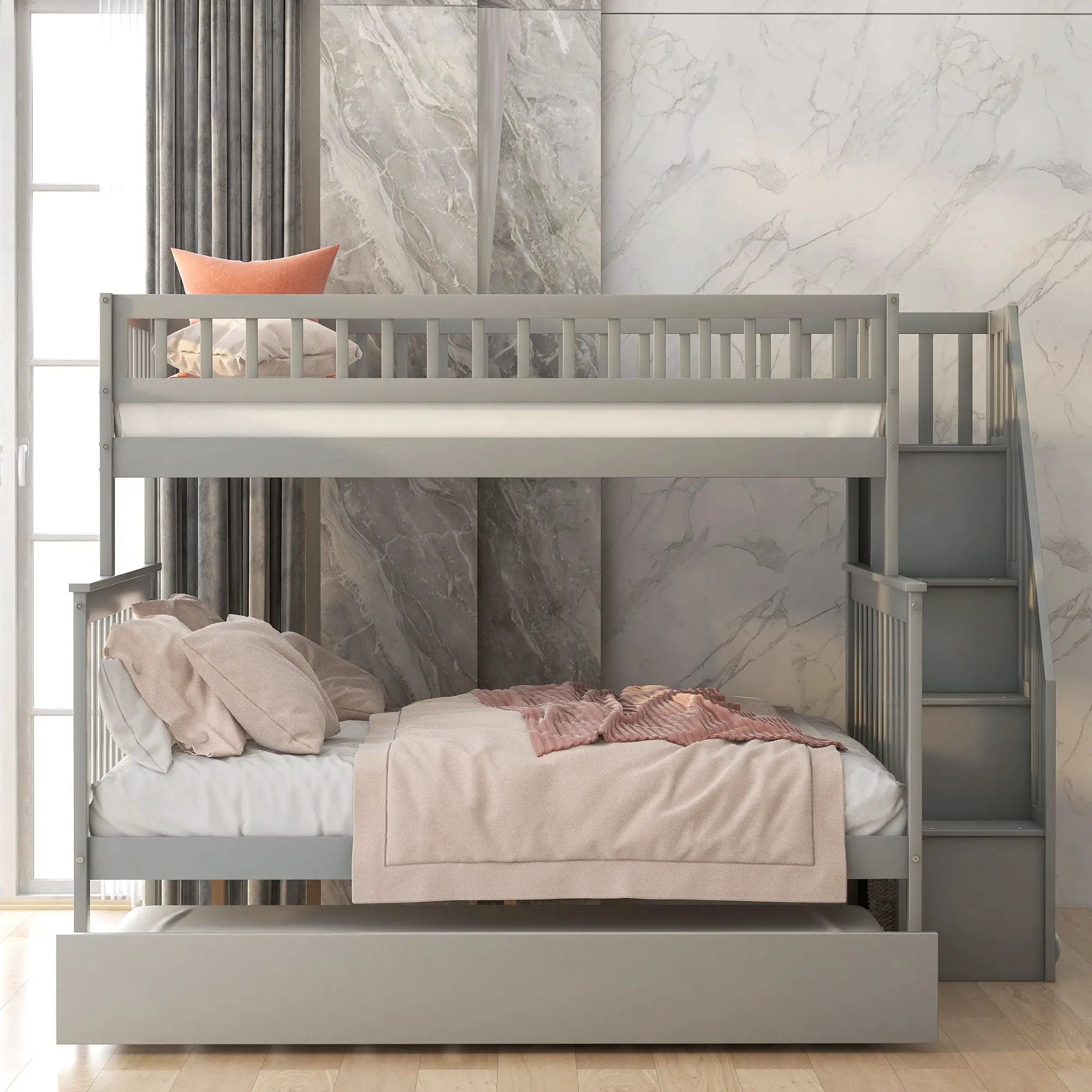 Bunk Bed With Staircase by Unique Piece Furniture