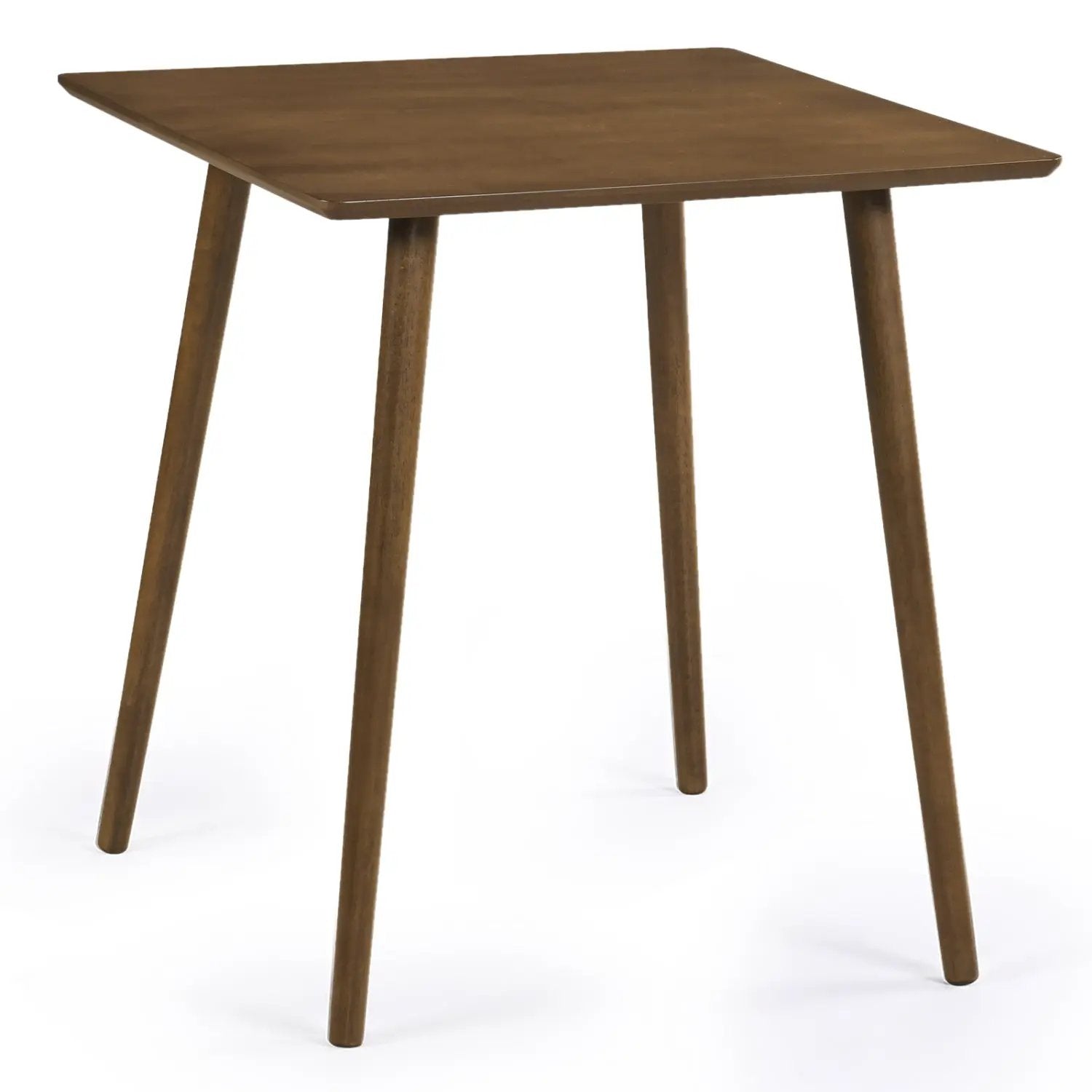 27.5" Square Dining Table for 2-4 People - Walnut by DirectDeals
