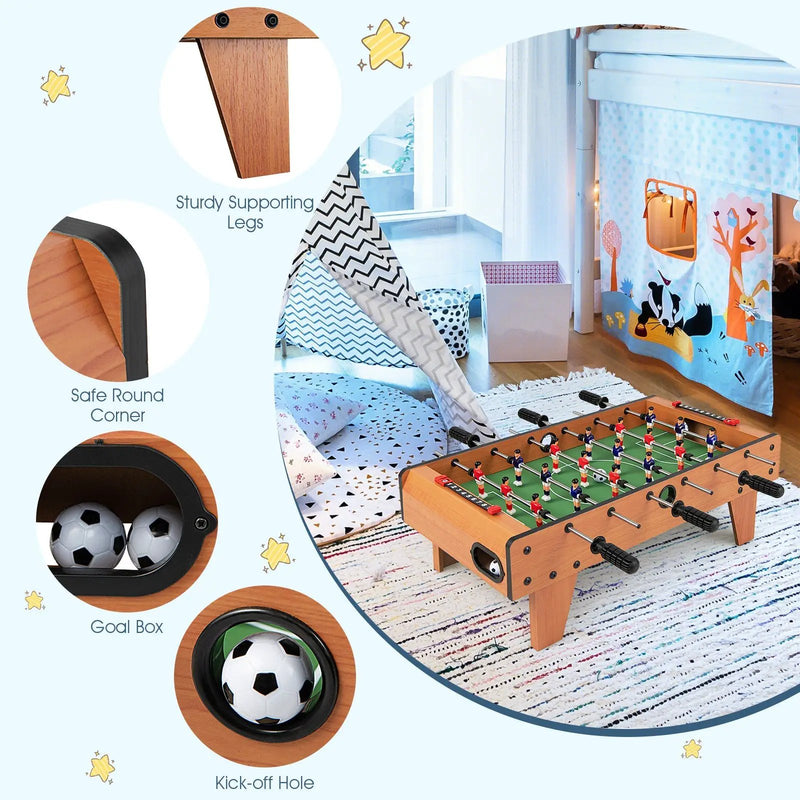 27 Inch Indoor Competition Game Foosball Table with Legs by DirectDeals
