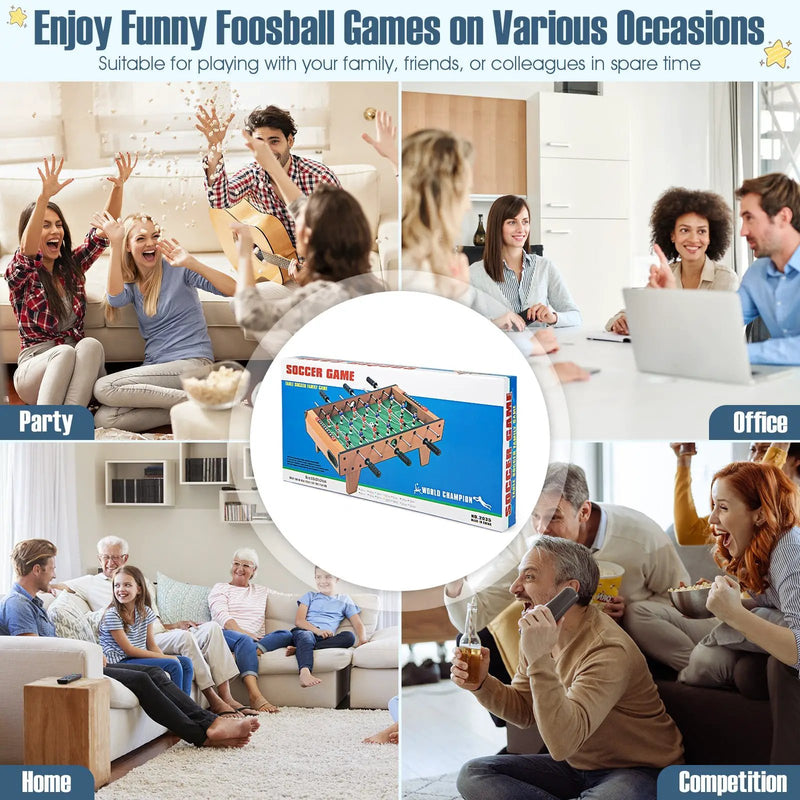 27 Inch Indoor Competition Game Foosball Table with Legs by DirectDeals