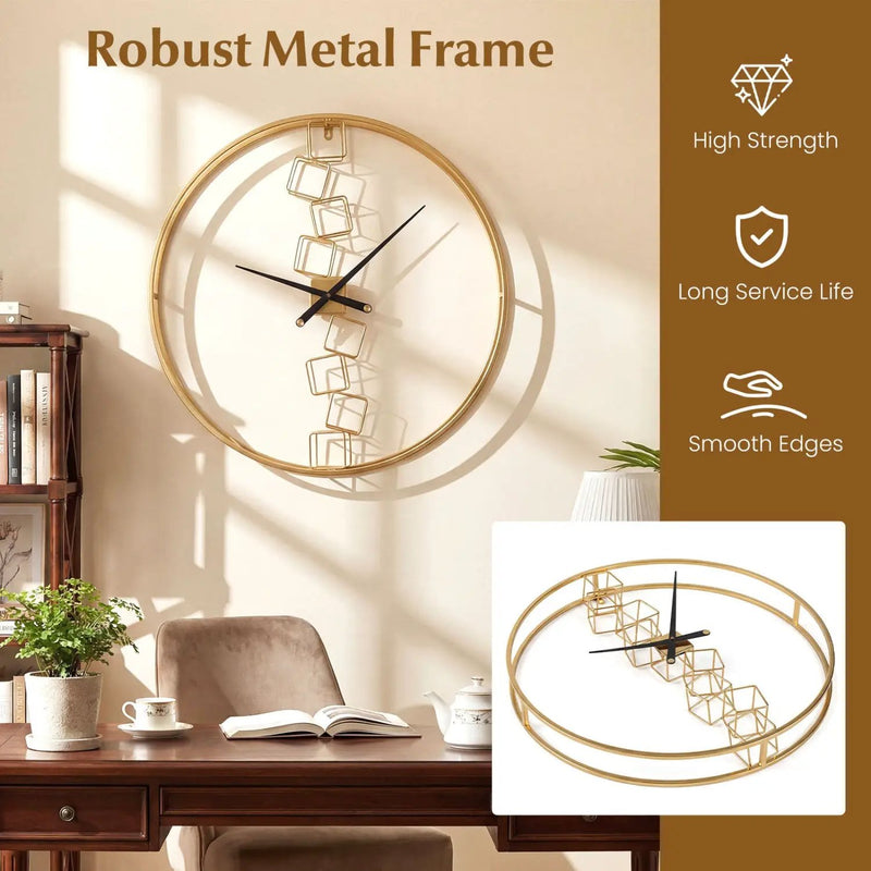 27 Inch Large Wall Clock for Living Room Bedroom Kitchen by DirectDeals