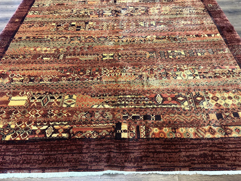 Couristan Rug 8x11 Brown Contemporary Wool Belgium Power Loomed Carpet by Jewel Rugs