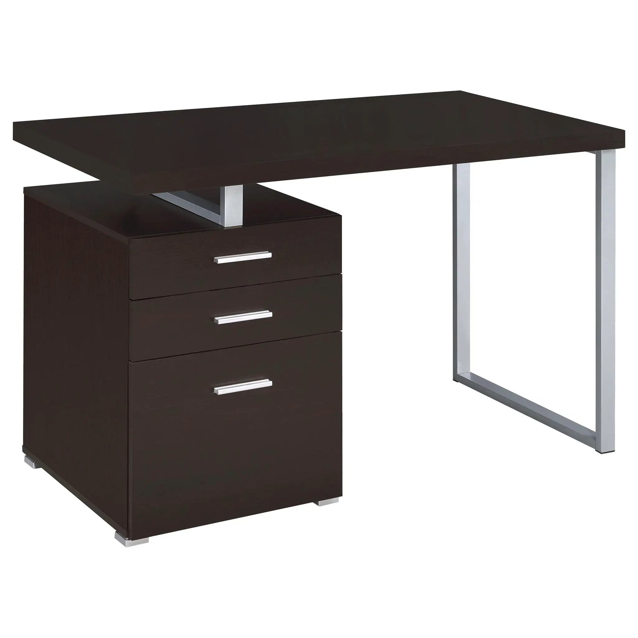 Brennan 47-inch 3-drawer Office Computer Desk Cappuccino by Unique Piece Furniture