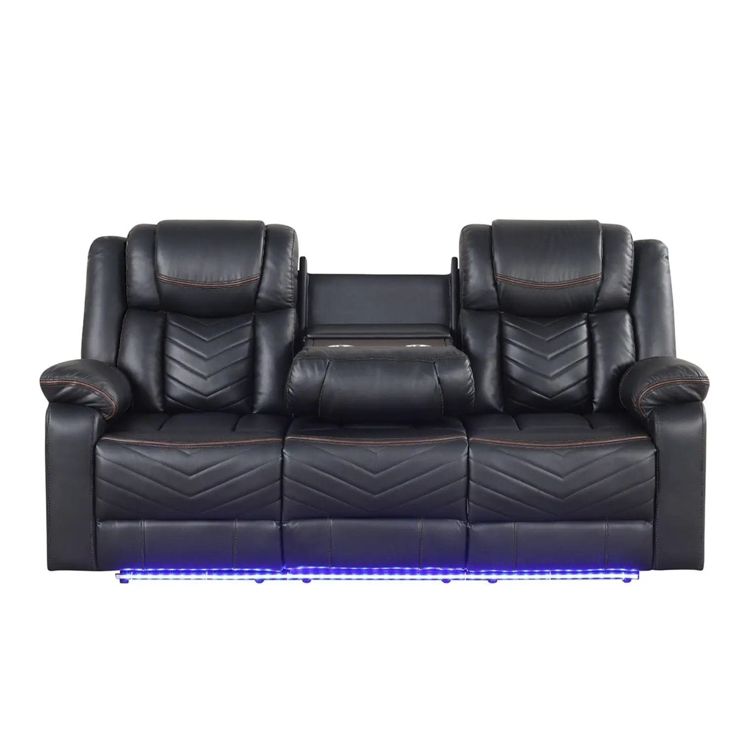 Challenger - LED Power Recliner Sofa