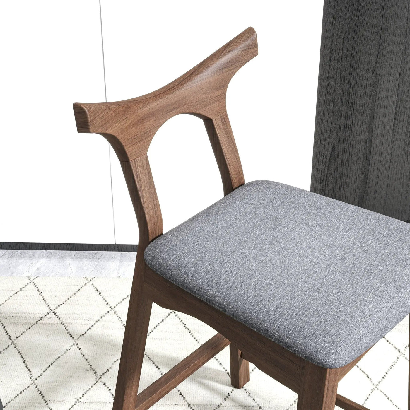 Hester - Upholstered, Square Bar Chair (Set of 2) by HouseOfZazla