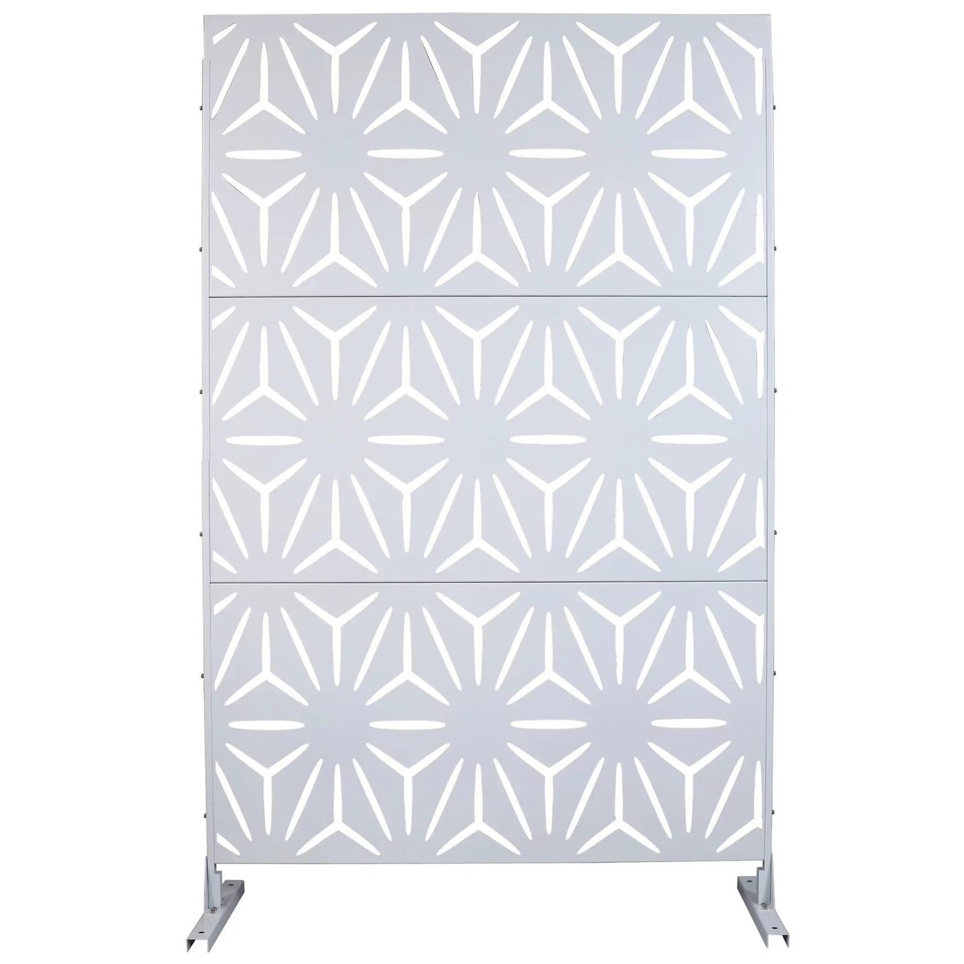 Outdoor & Indoor Metal Privacy Screen, Freestanding Decorative Panels by Unique Piece Furniture