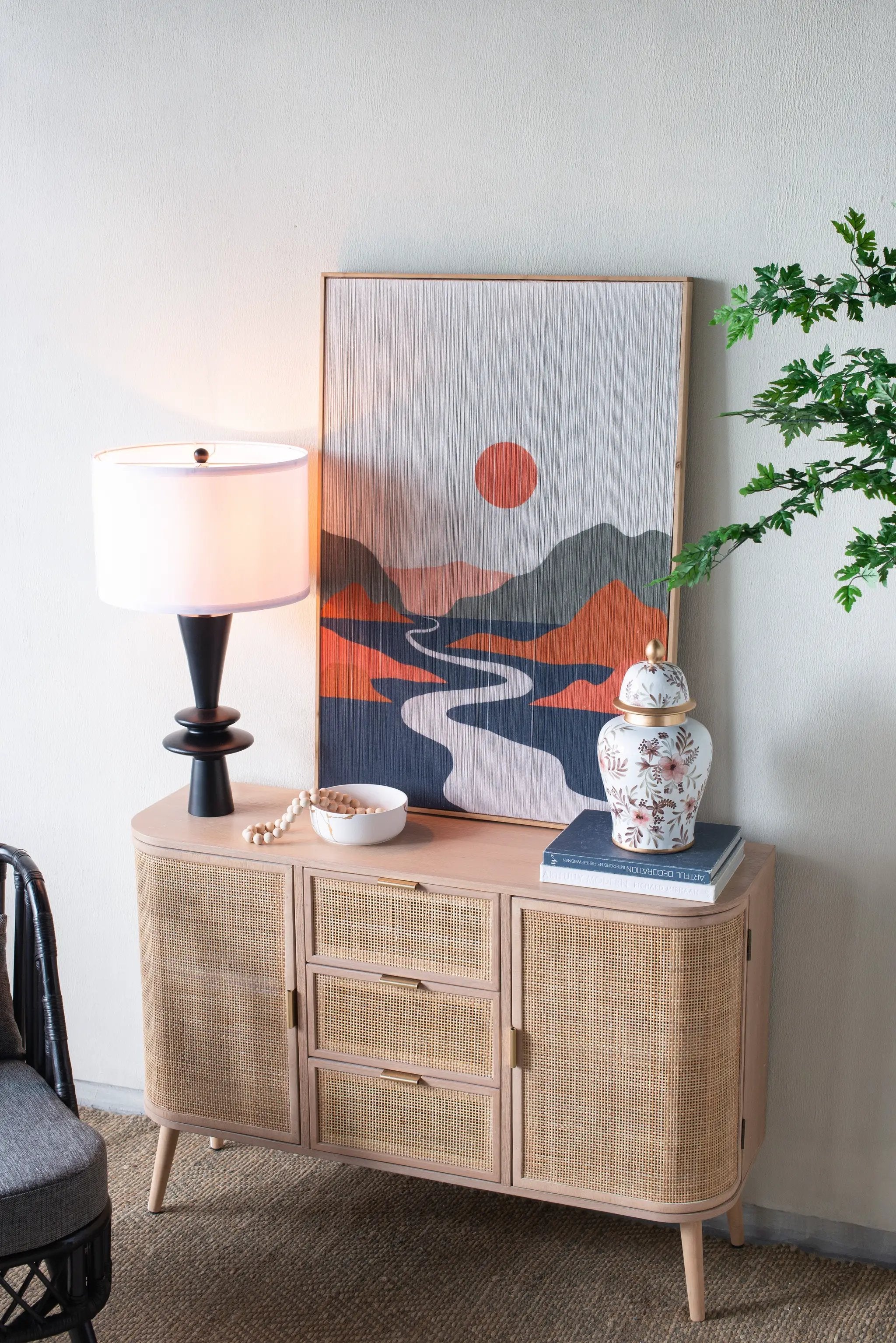D15x26.7" Table Lamp by HouseOfZazla