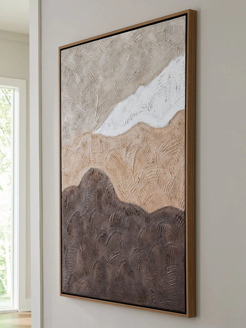 Fanthorne - Wall Art - Tan / Brown / White by Unique Piece Furniture