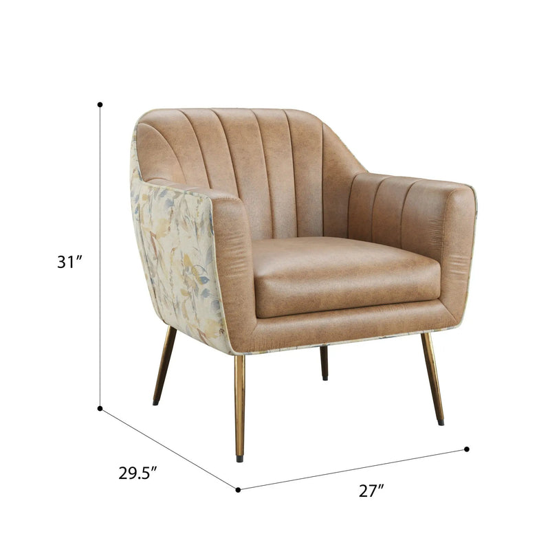 Rose - Accent Chair - Brown by Unique Piece Furniture
