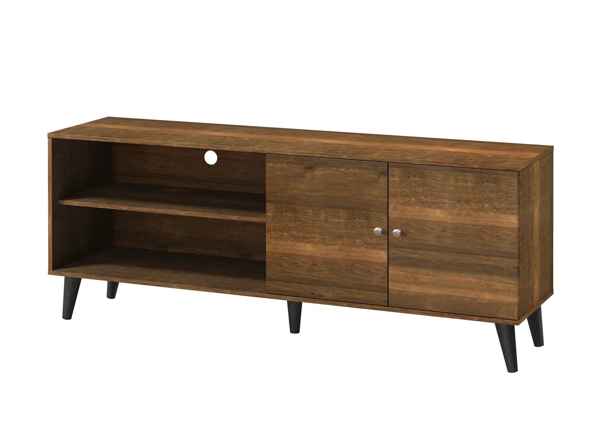 Amidon - TV Stand, With 2 Storage Shelves And 1 Cabinet by Unique Piece Furniture