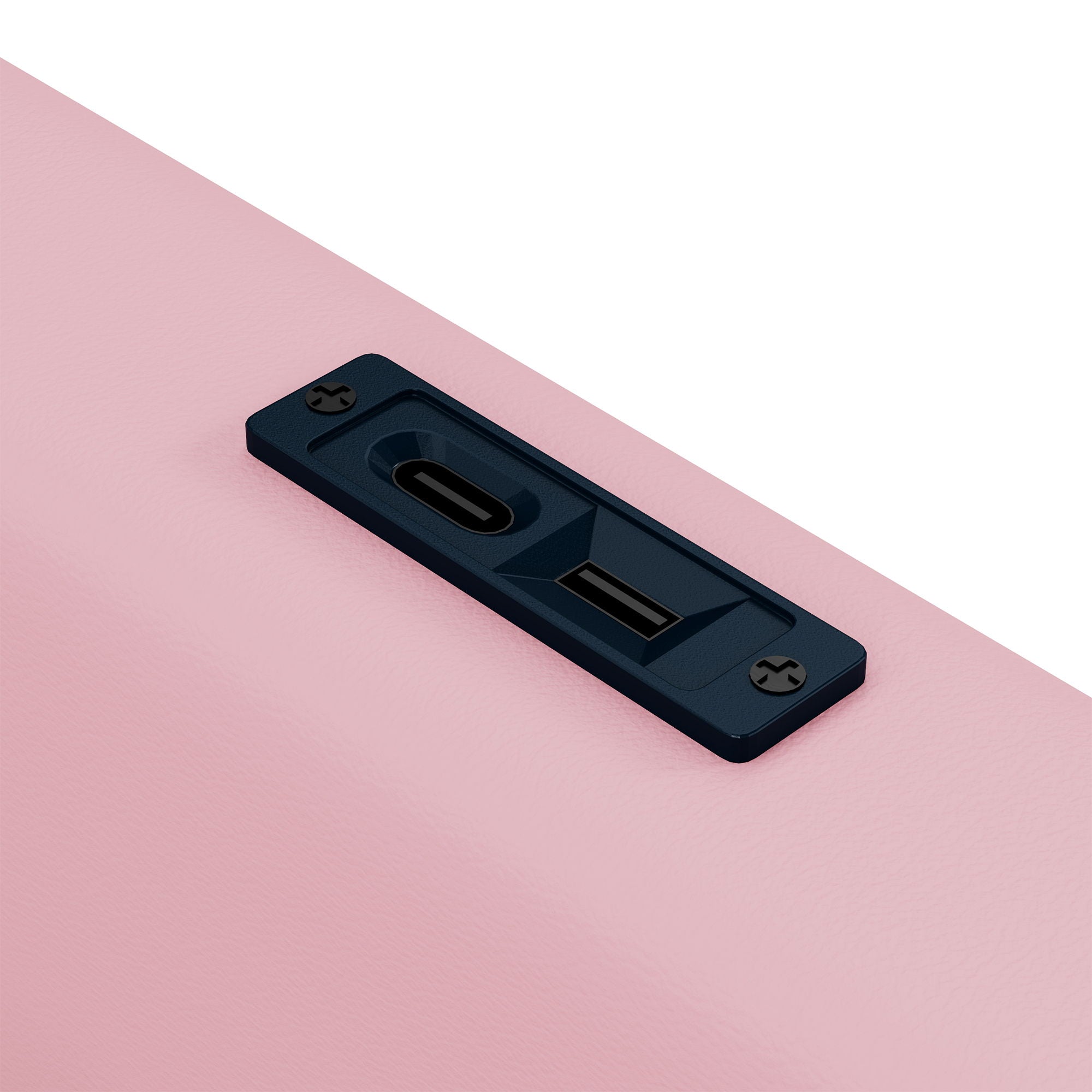 Platform Bed With Guardrail And Charging Station by HouseOfZazla