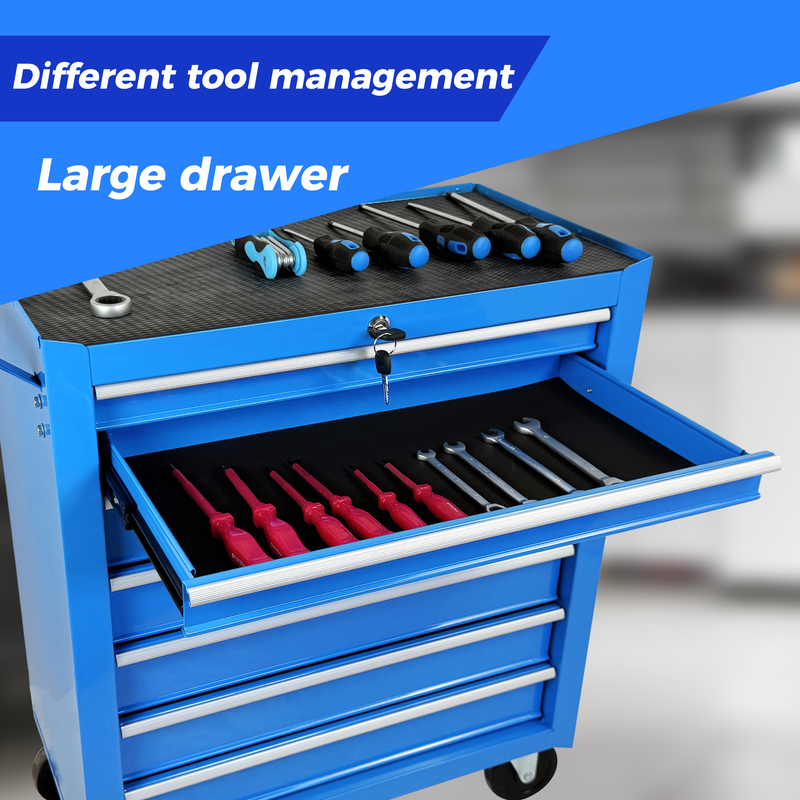 Rolling Tool Chest with 7-Drawer Tool Box by HouseOfZazla