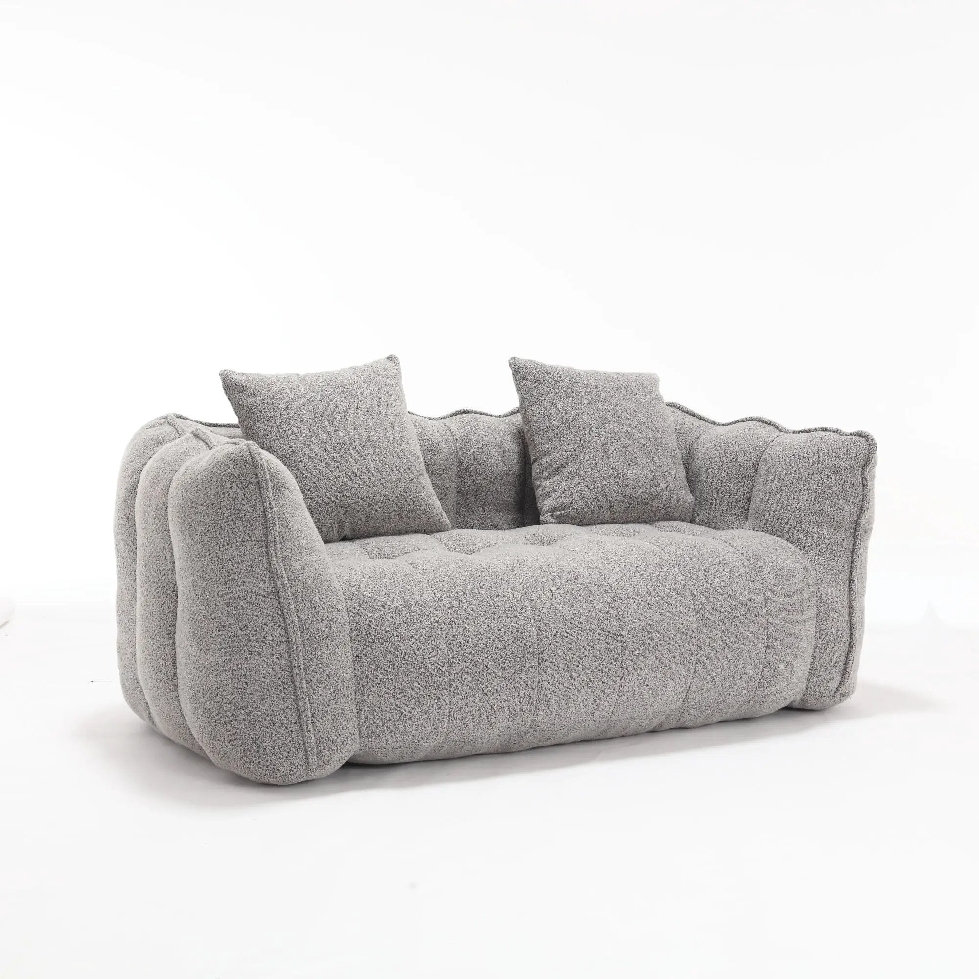 Cozy Beanbag Chair With High Resilience Foam Core For 2 by HouseOfZazla