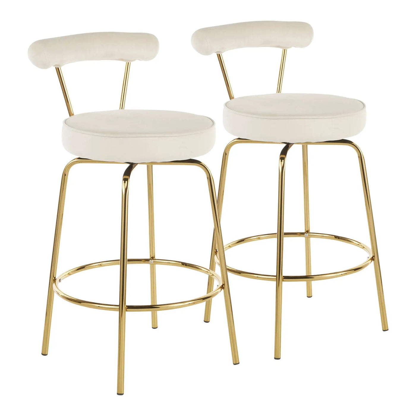Rhonda - Glam Counter Stool (Set of 2) by HouseOfZazla