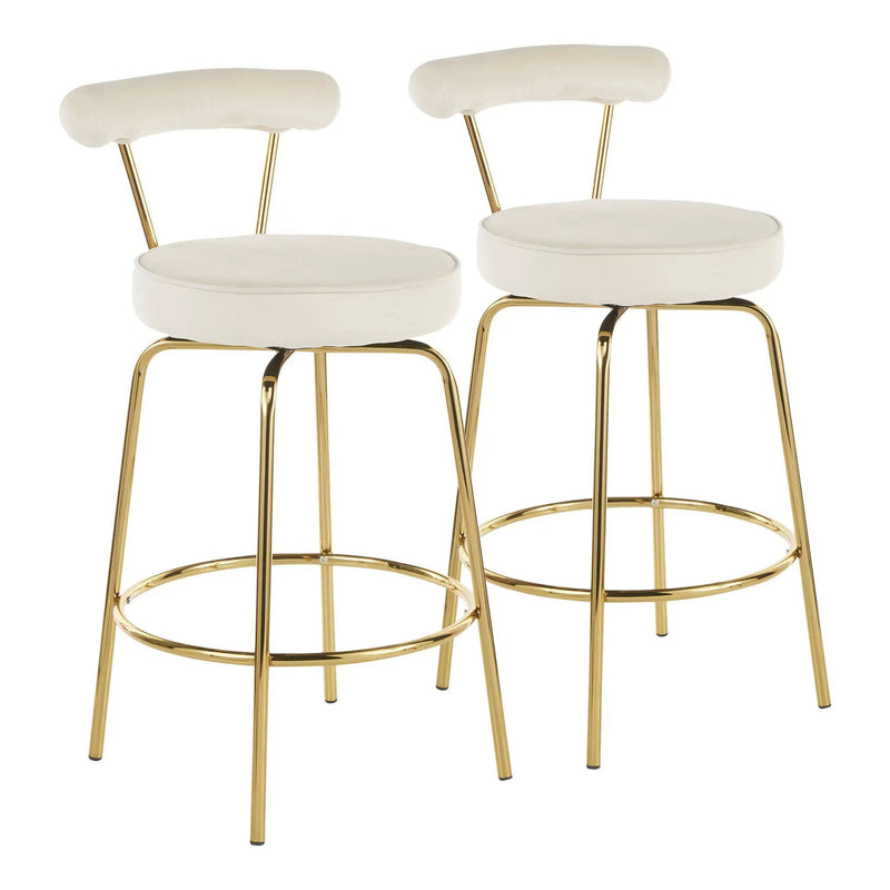 Rhonda - Glam Counter Stool (Set of 2) by Unique Piece Furniture