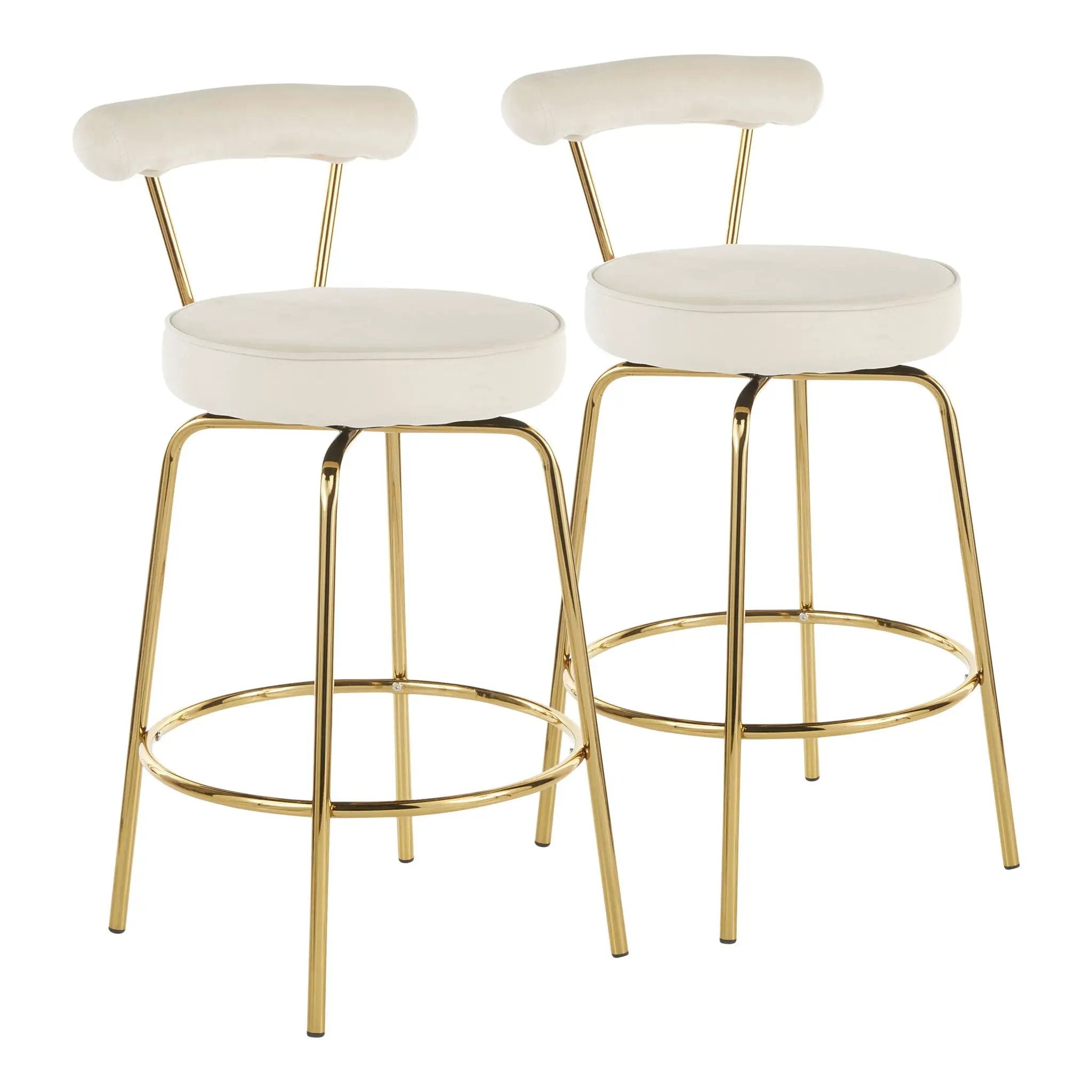 Rhonda - Glam Counter Stool (Set of 2) by HouseOfZazla