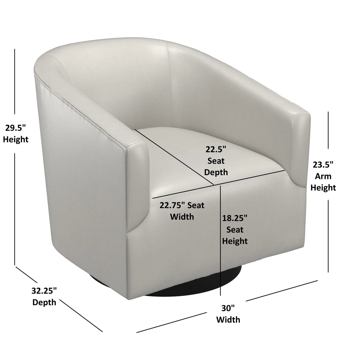 Garland - Swivel Chair by HouseOfZazla