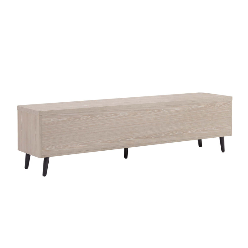 Jodie - Fluted TV Stand - Oak by HouseOfZazla