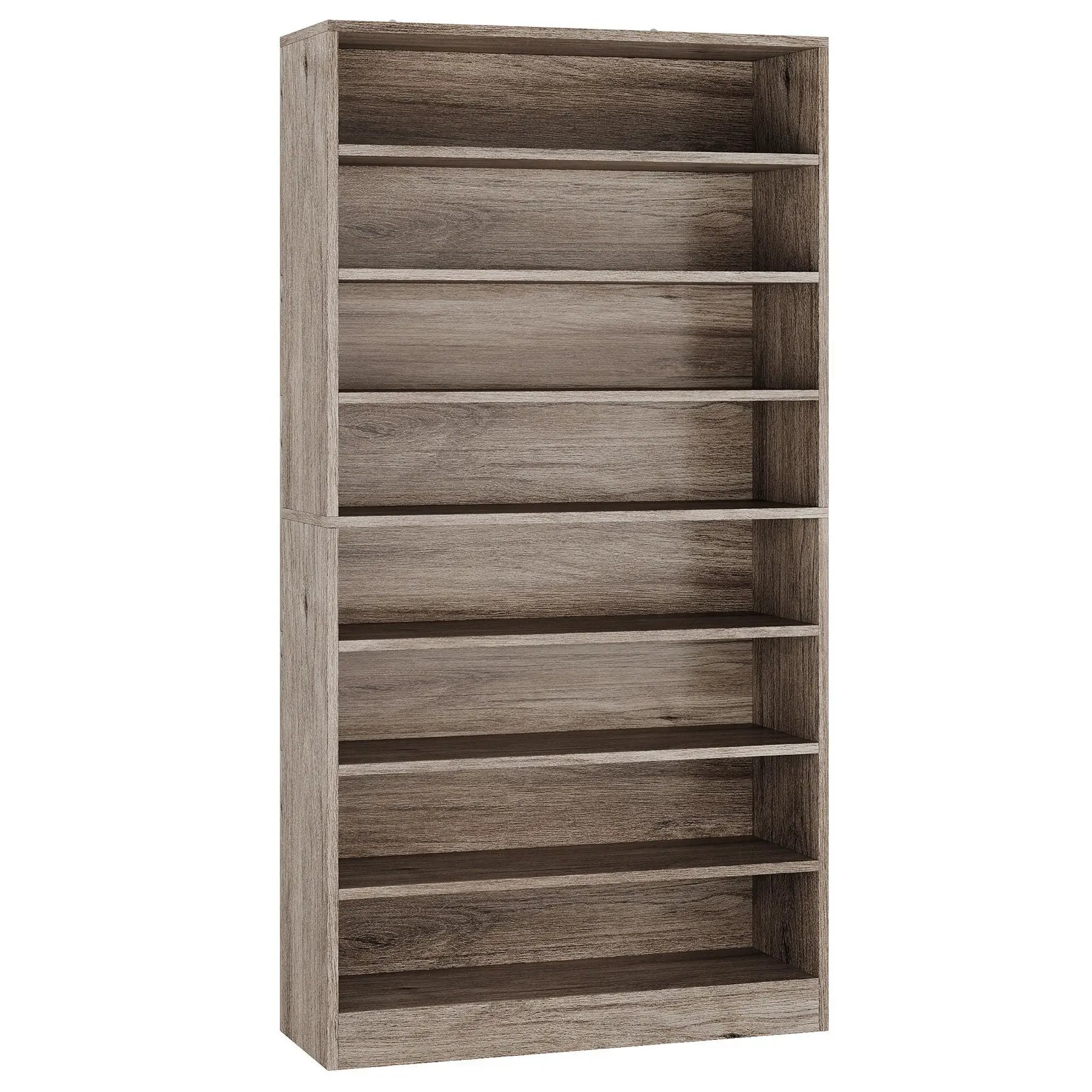 9 Tier Freestanding Shoe Cabinet with Open Design by HouseOfZazla