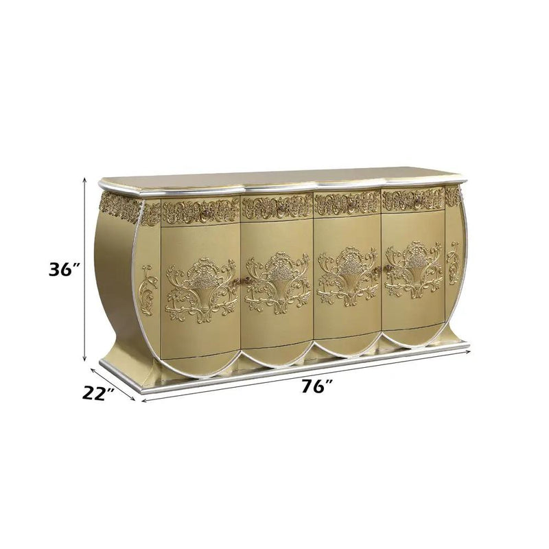 Bernadette - Server - Gold by Unique Piece Furniture