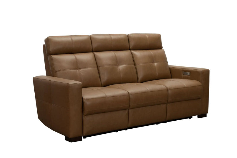 Cara - Sofa With Power Recline, Power Headrest And Power Lumbar - Light Brown by Unique Piece Furniture
