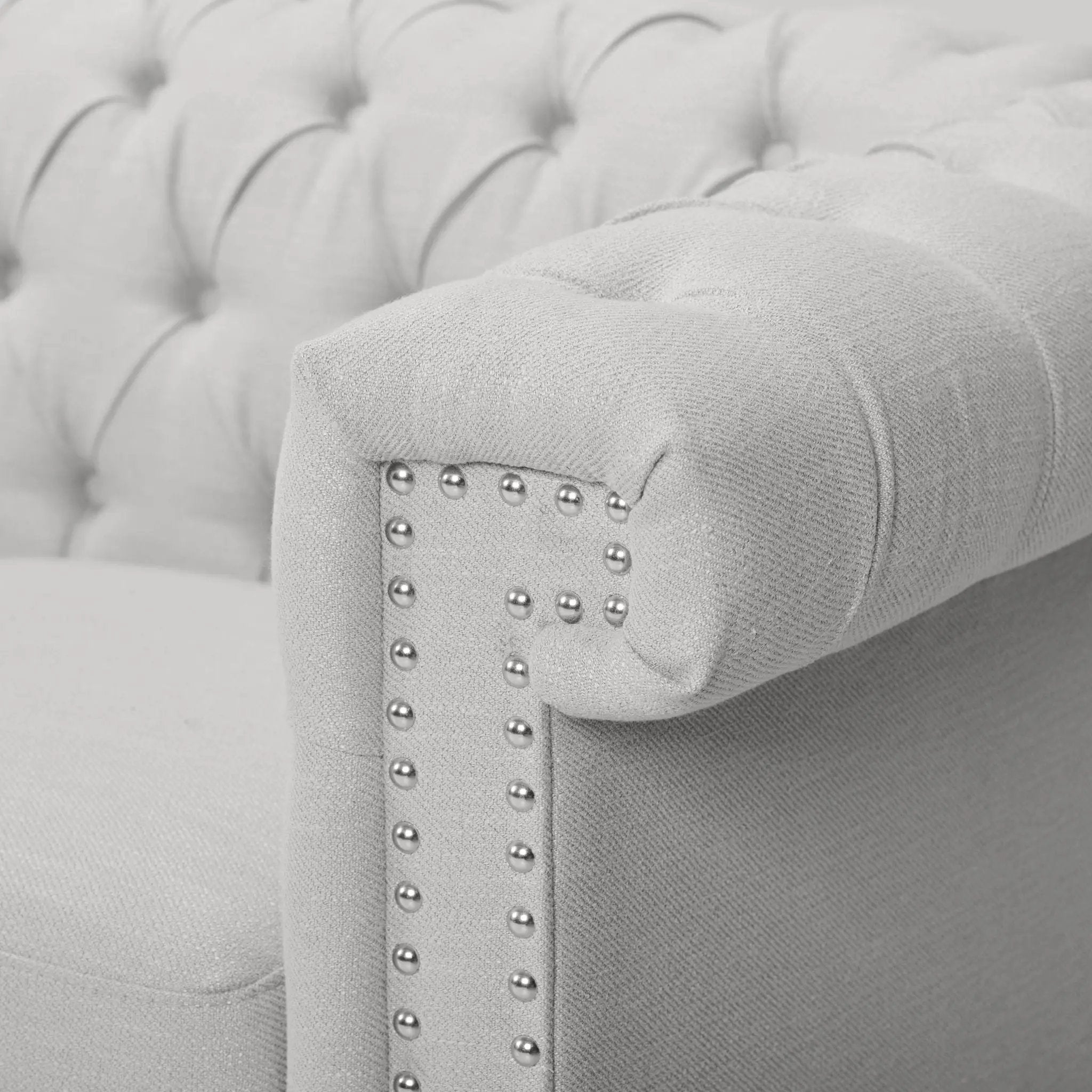 Chesterfield Style 3 Seater Sofa With Deep Button Tufting by HouseOfZazla