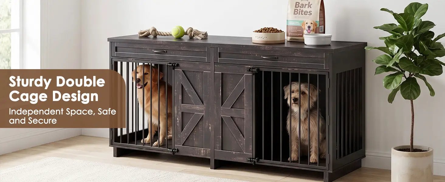 Dog Crate Furniture TV Stand by HouseOfZazla