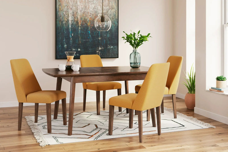 Lyncott - Butterfly Extension Table Set by Unique Piece Furniture