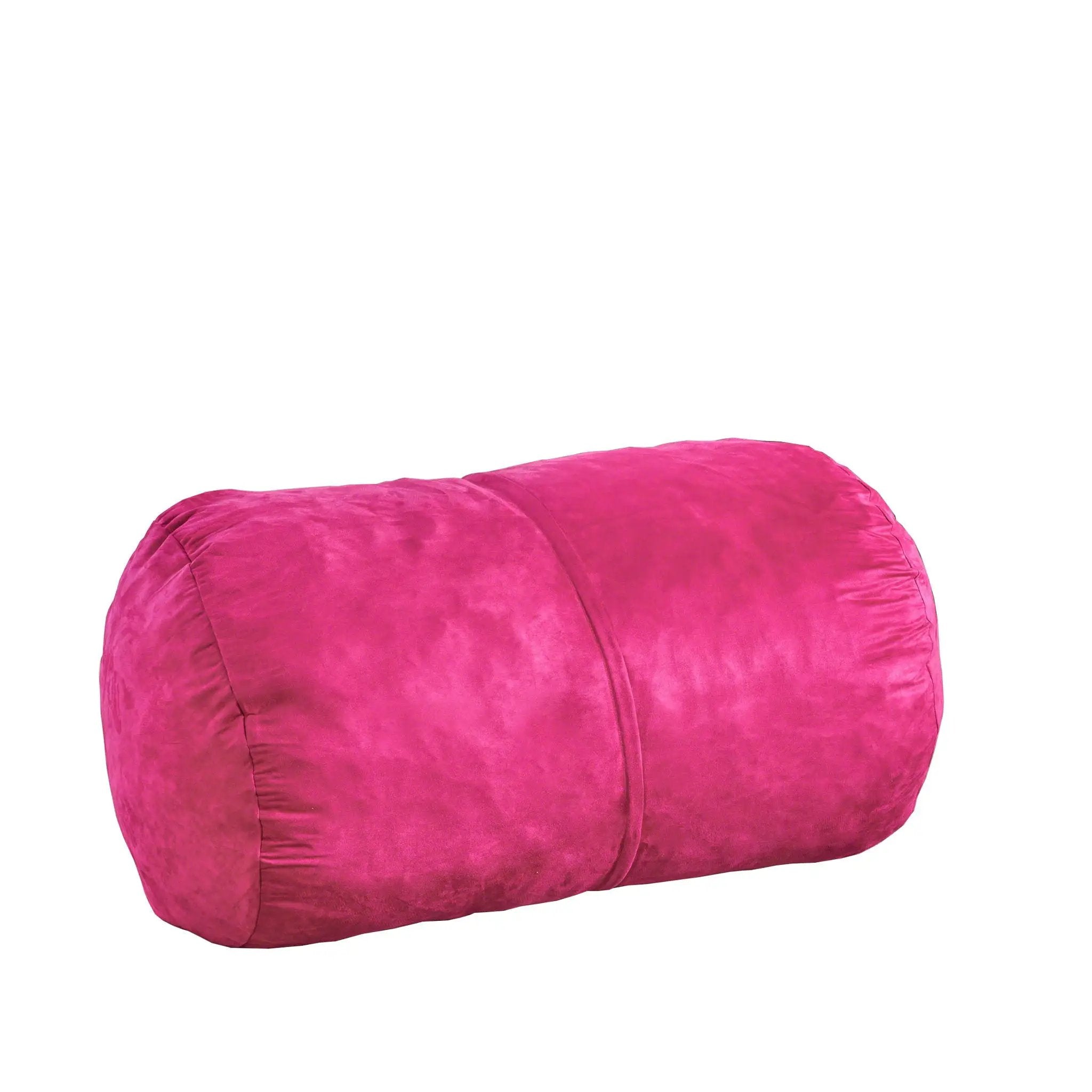Michael - Modern Cylindrical Suede Bean Bag Chair by Unique Piece Furniture