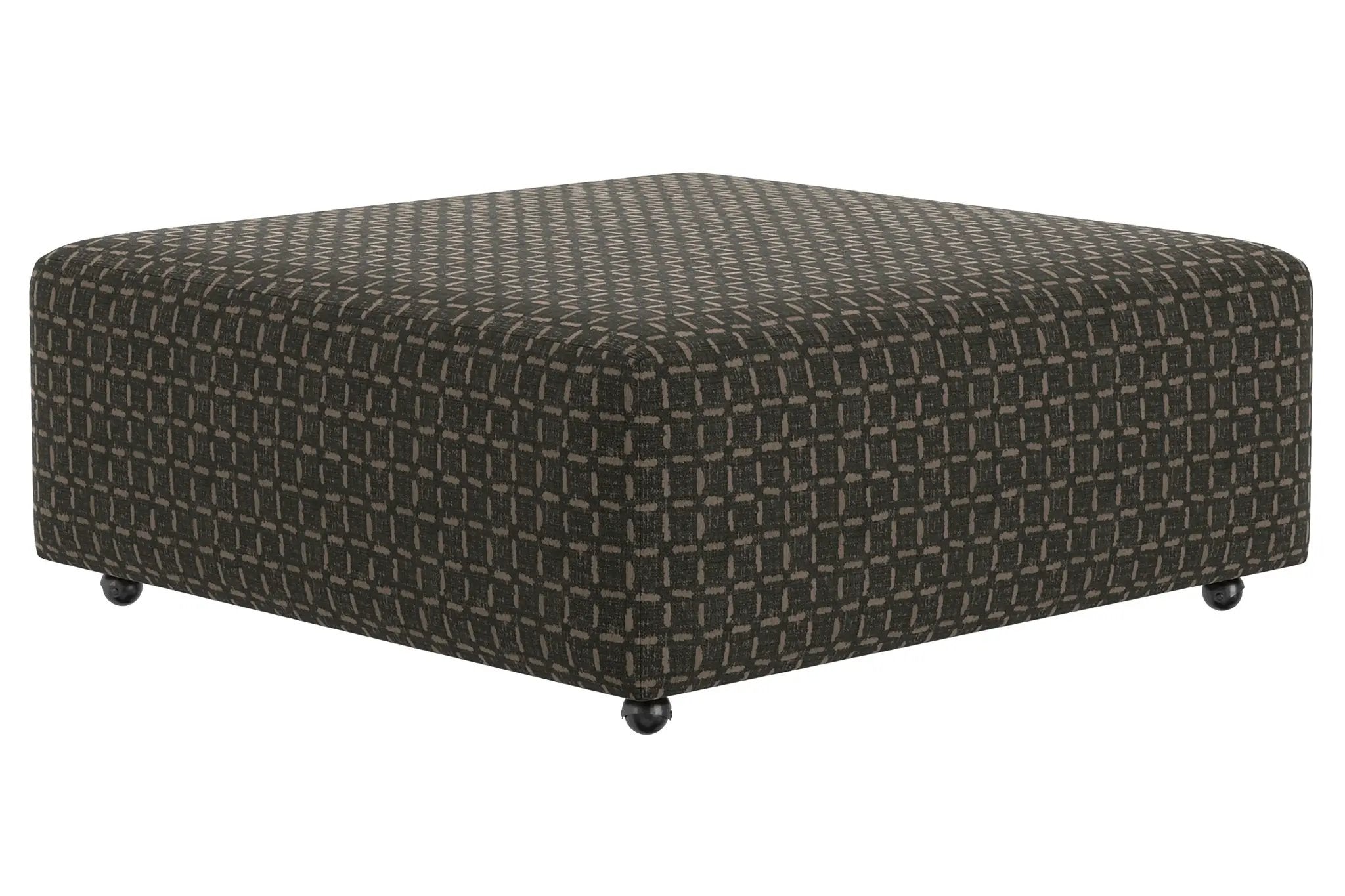 Royster - Castered Cocktail Ottoman - Walnut by Unique Piece Furniture