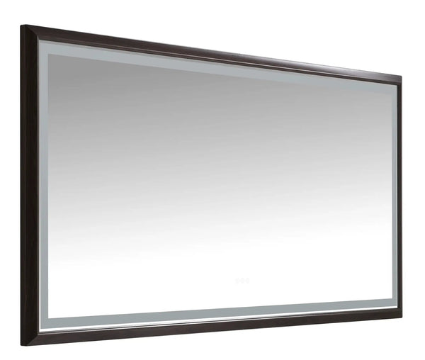 72 x 36 Inch LED Bathroom Mirror with Aluminum Frame