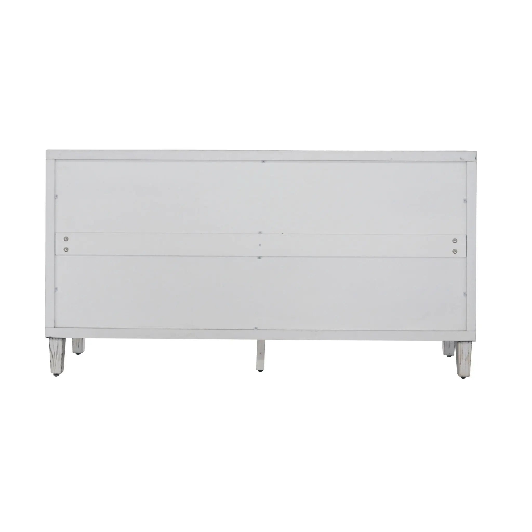 Accent Cabinet 4 Door Wooden Cabinet Sideboard Buffet Server Cabinet Storage Cabinet, For Living Room, Entryway, Hallway, Office, Kitchen And Dining Room - White Wash by HouseOfZazla
