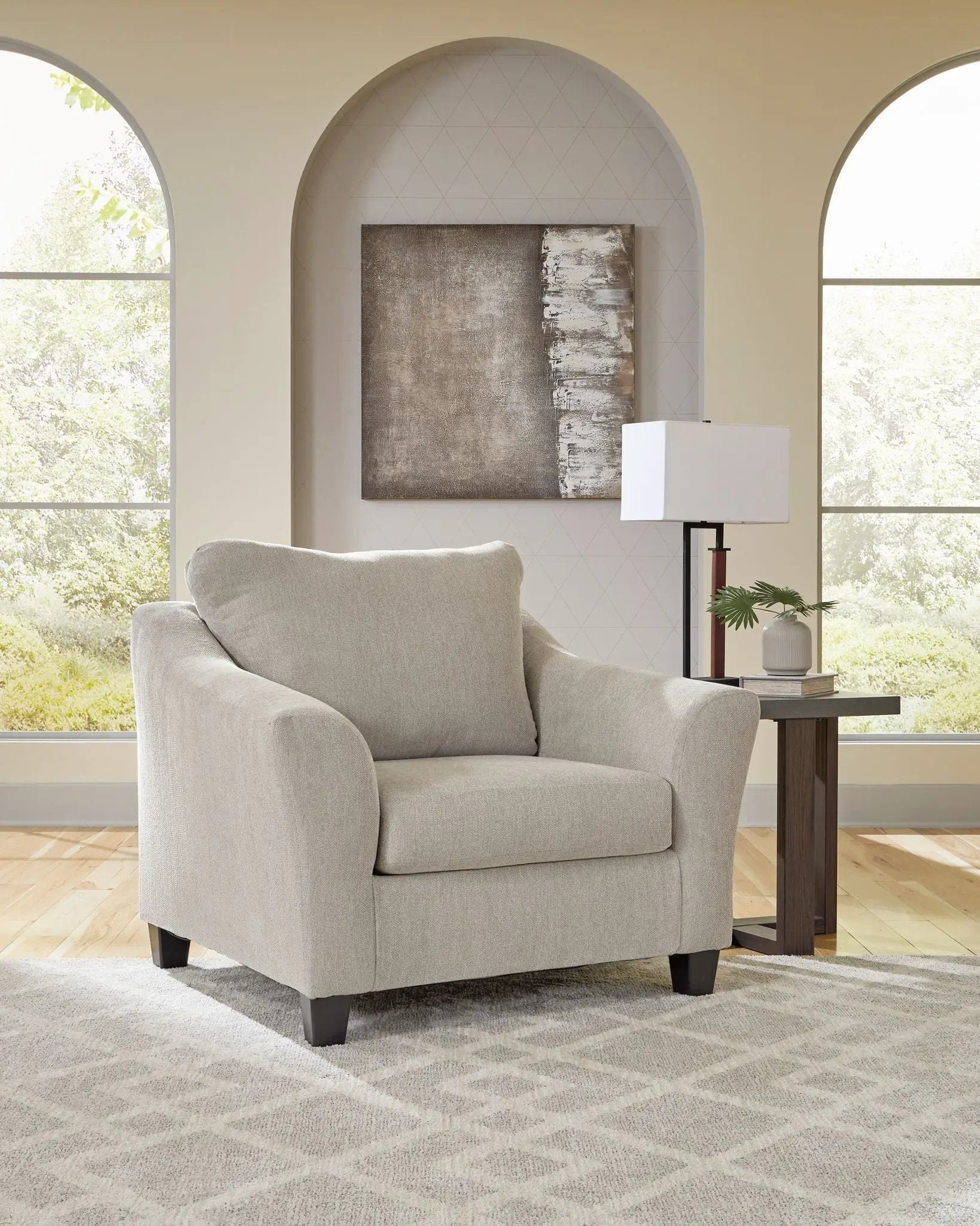 Willarae - 2 Pc. - Chair And A Half, Ottoman - Taupe by Unique Piece Furniture