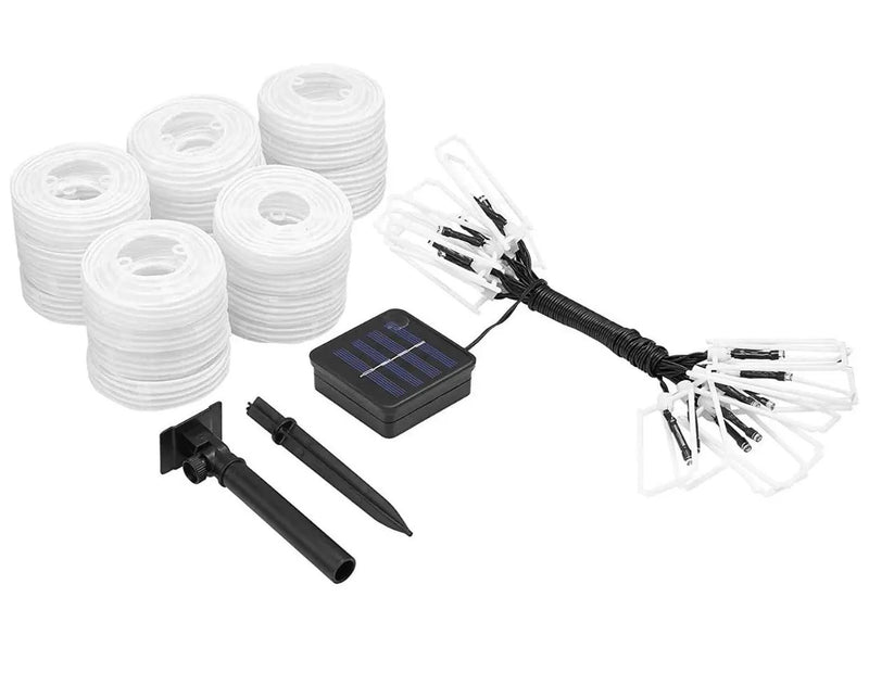 27Ft Solar Lamp Lantern Led Solar Garden Light Garland -10 Bulbs by Outdoor Solar Outlet