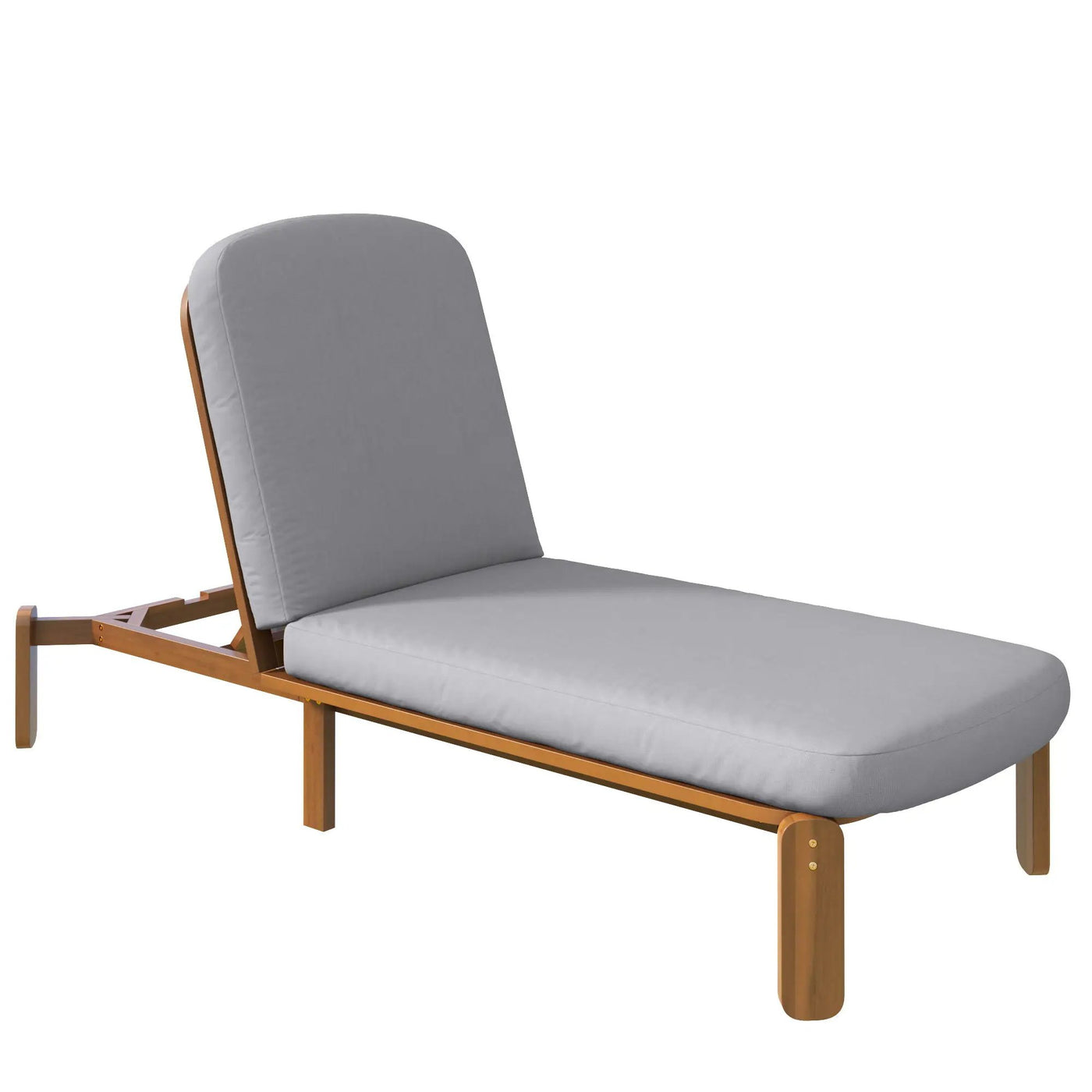 Outdoor Chaise Lounge With Adjustable Backrest by HouseOfZazla