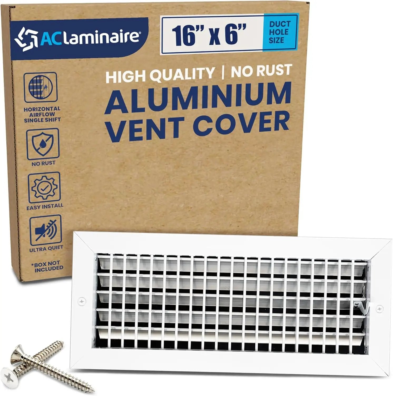 AC Register Vent Cover 16X6 inch - Box of 20 by HouseOfZazla