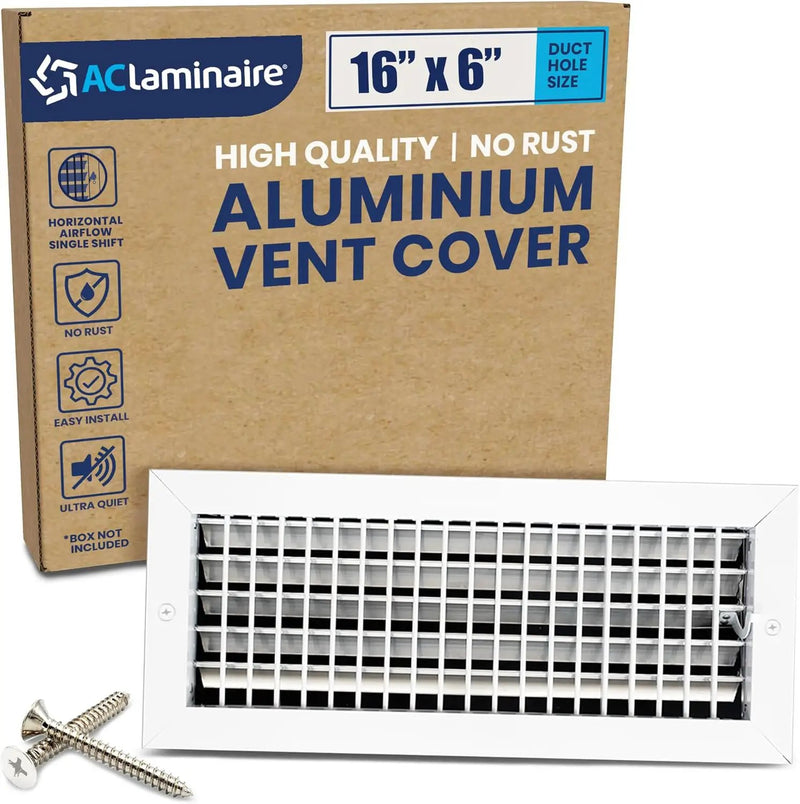AC Register Vent Cover 16X6 inch - Box of 20 by HouseOfZazla
