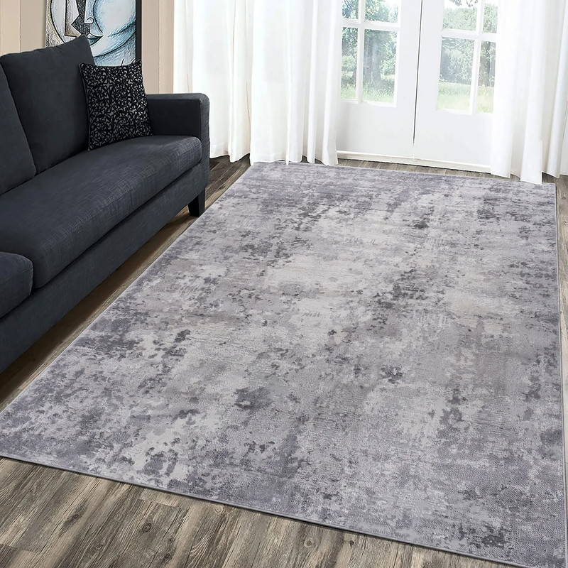 Marfi Collection 7.9X10 Light Area Rug by HouseOfZazla